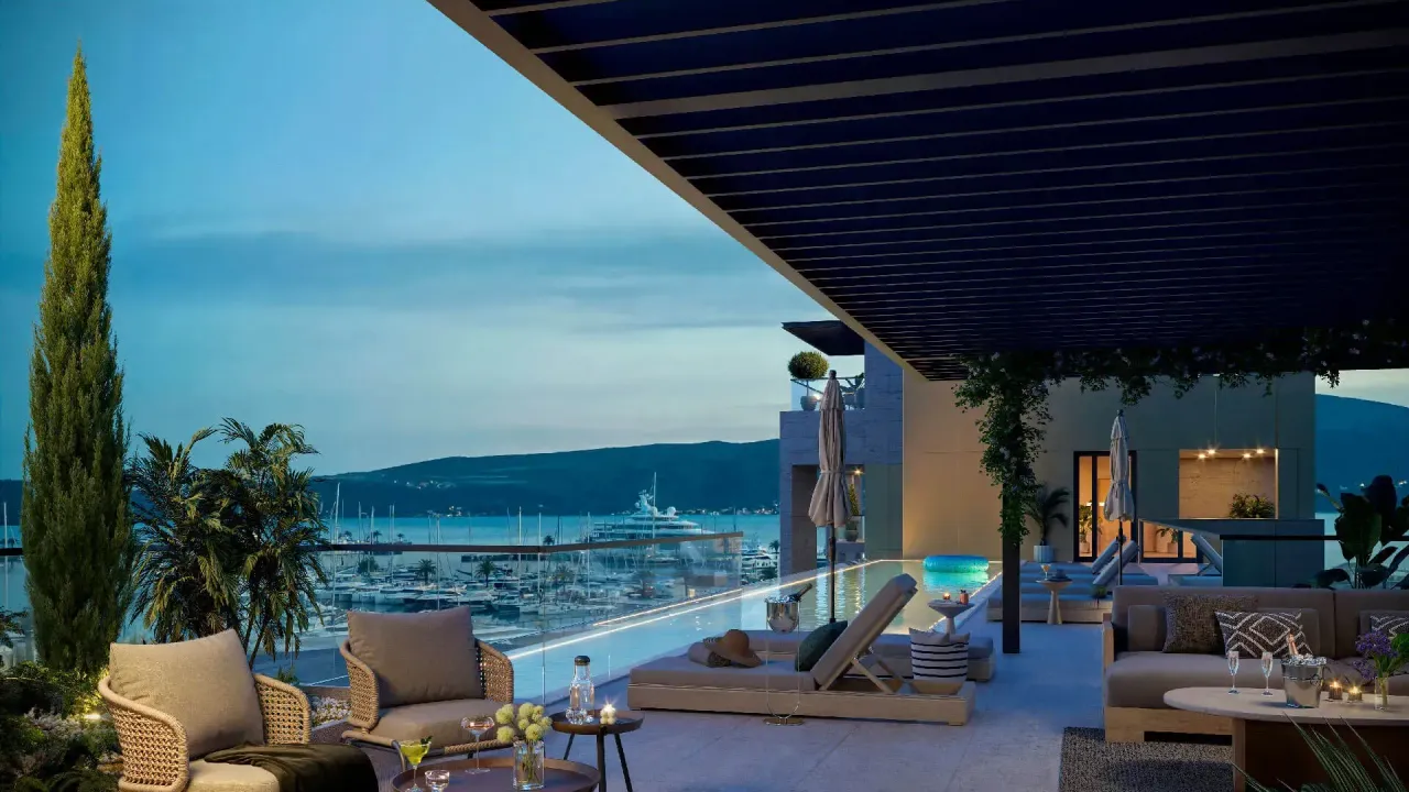 Sale, three bedroom apartment, 278m², Porto Montenegro, Tivat