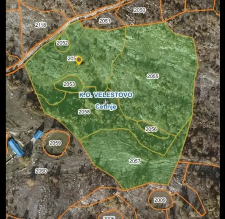 Prodaja, plac, 10000m², Velestovo, Cetinje