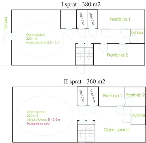 Rent, office space, 768m², Medijana, Niš