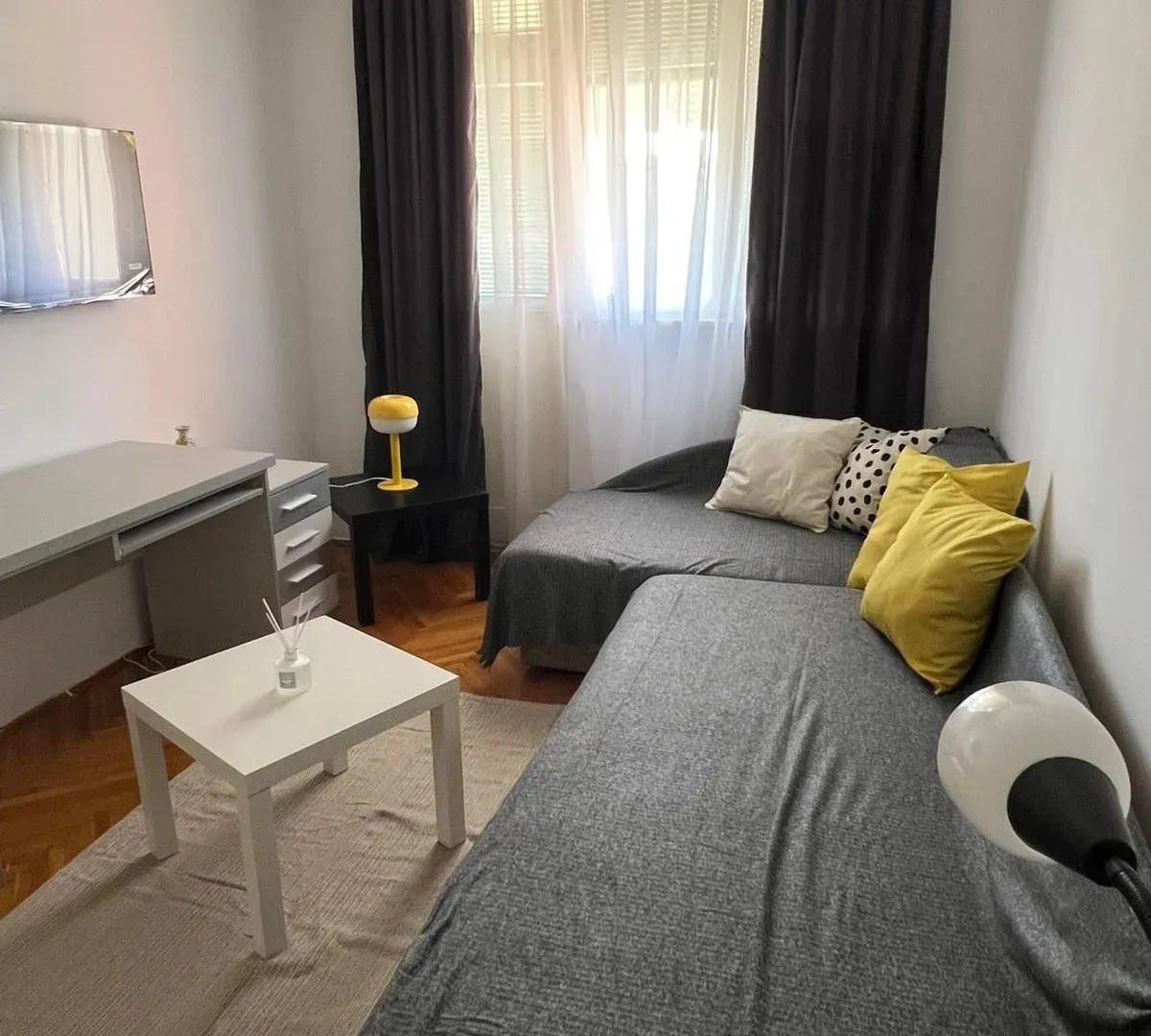 Izdavanje, jednosoban stan, 34m², Preko Morače, Podgorica