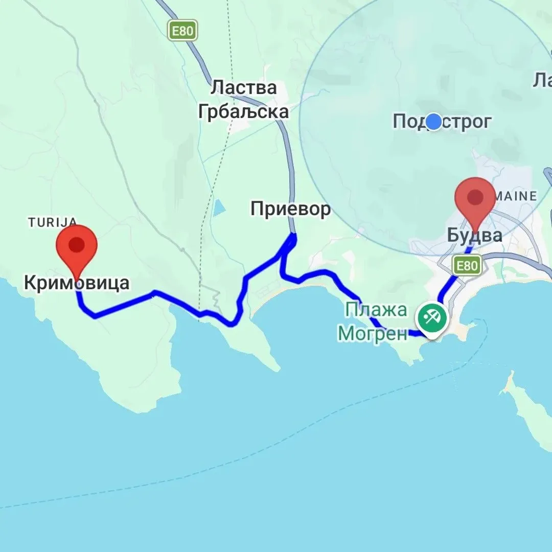 Prodaja, plac, 624m², Krimovica, Kotor