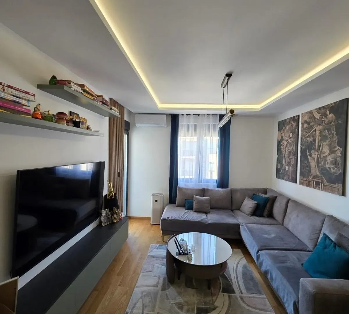 Izdavanje, jednosoban stan, 48m², New City, Podgorica