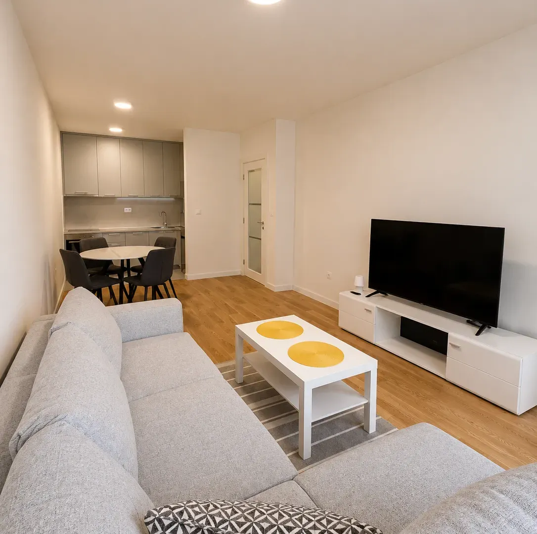 Rent, one bedroom apartment, 49m², Central Point, Podgorica