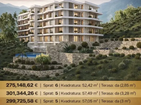 Sale, one bedroom apartment, 52m², Bečići, Budva - image 1