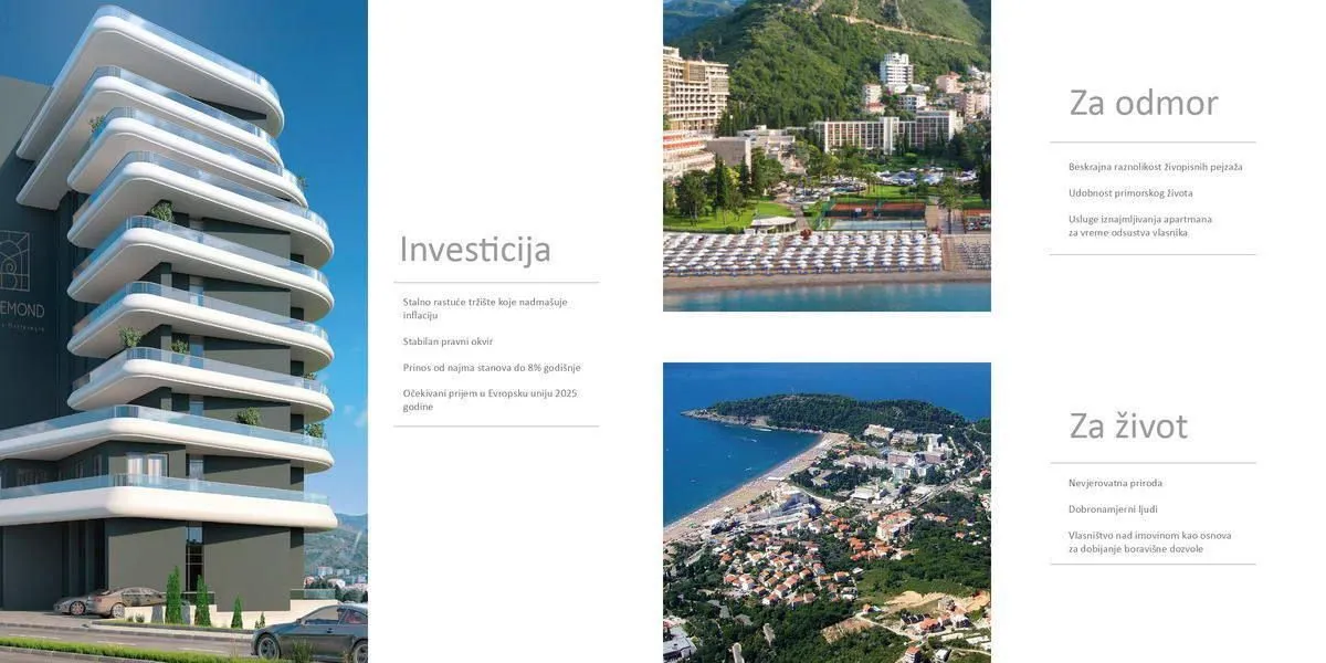 Sale, two bedroom apartment, 116m², Bečići, Budva