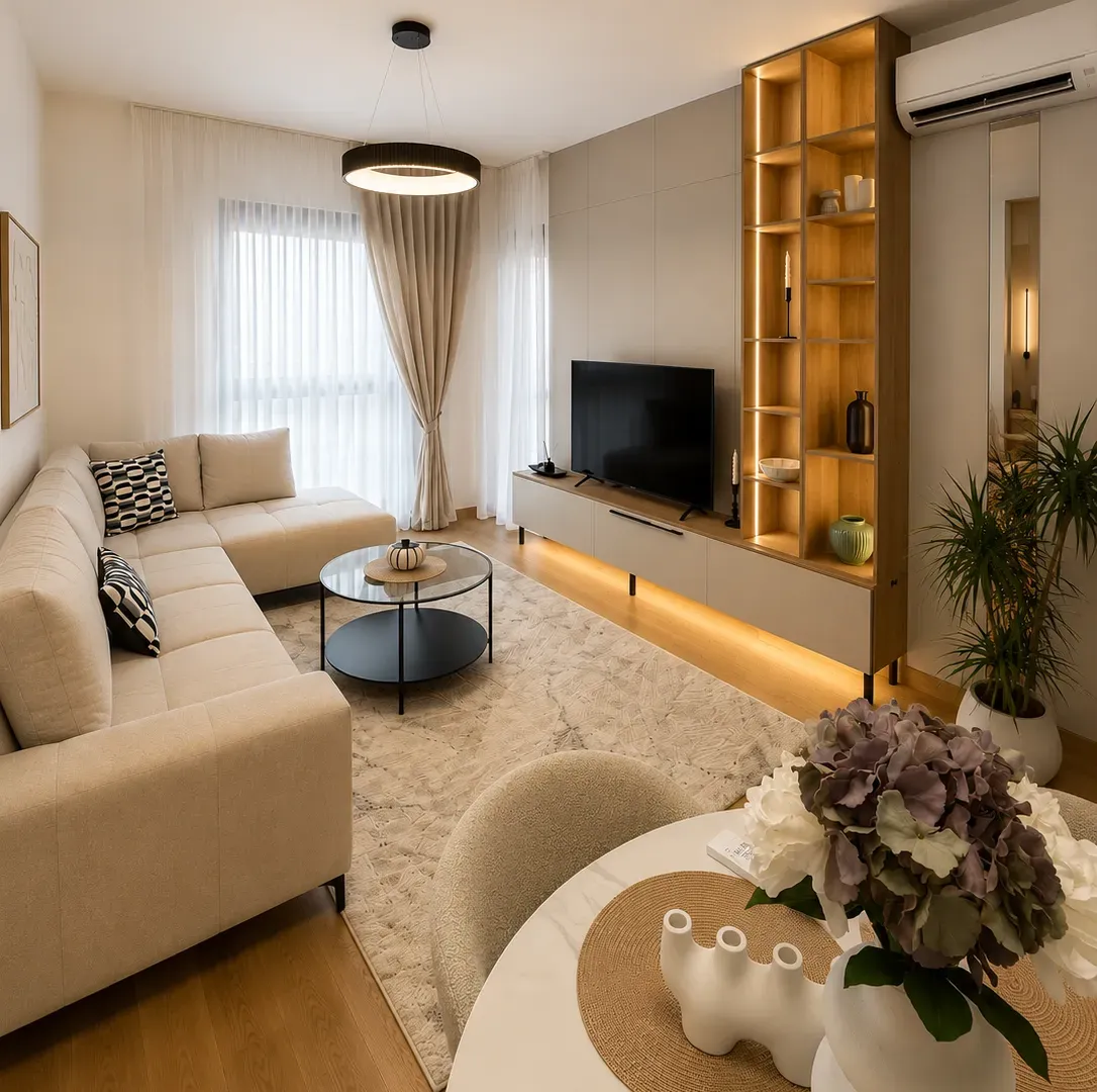 Rent, one bedroom apartment, 47m², New City, Podgorica