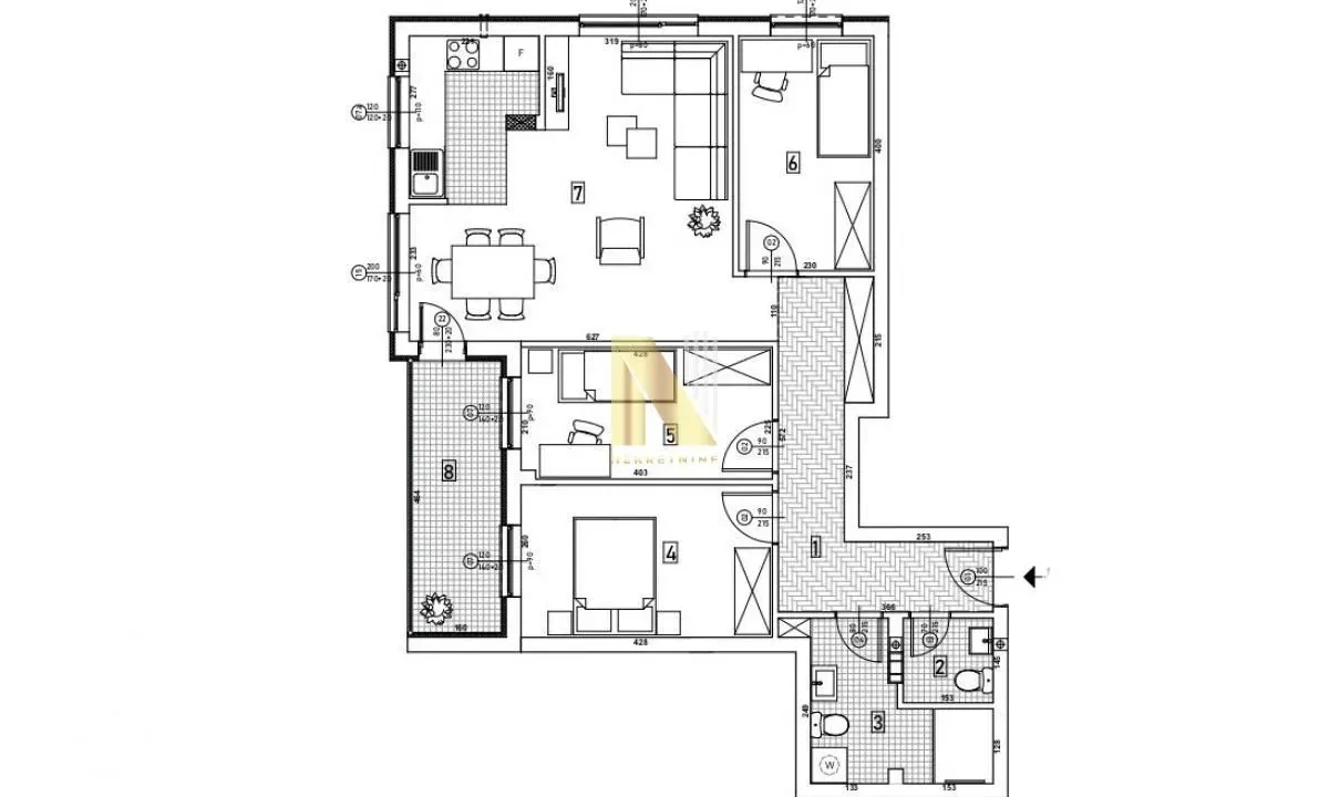 Prodaja, četvorosoban stan, 85m², Bulevar patrijarha Pavla, Novi Sad Sve Podlokacije