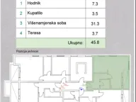 Prodaja, jednosoban stan, 46m², Momišići, Podgorica - image 2