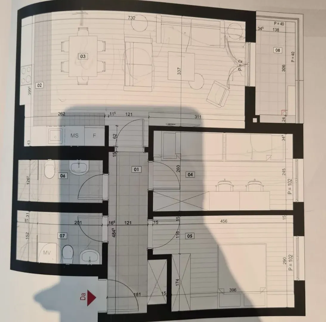 Prodaja, dvosoban stan, 69m², Stari Aerodrom, Podgorica