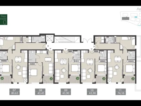 Prodaja, garsonjera, 24m², Tivat, Crna Gora - image 18