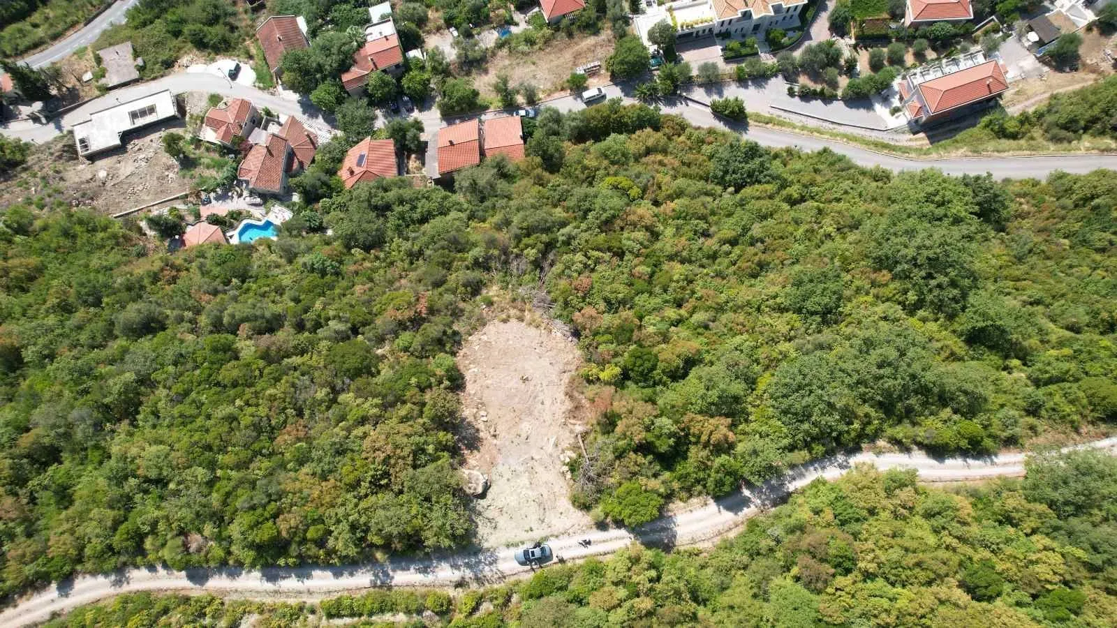 Prodaja, plac, 1000m², Prijevor, Budva