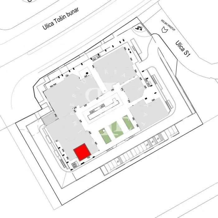 Sale, office space, 68m², Tošin bunar, Novi Beograd Sve Podlokacije