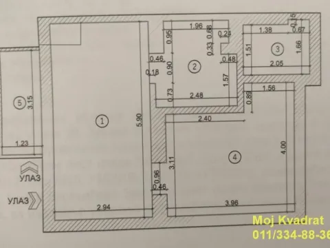 Prodaja, dvosoban stan, 45m², Stari Grad, Beograd - image 13