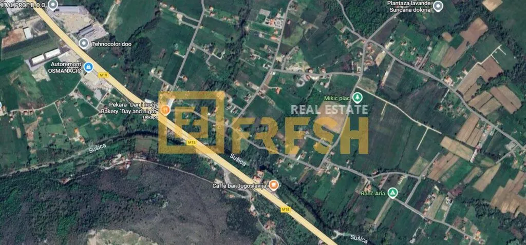 Prodaja, plac, 1100m², Danilovgrad, Crna Gora