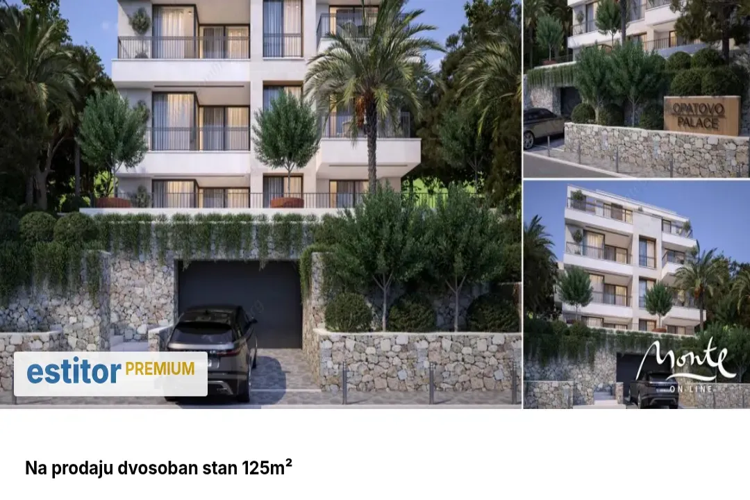 Prodaja, dvosoban stan, 125m², Tivat, Crna Gora