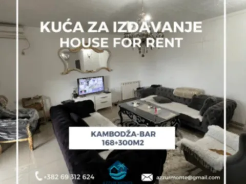 Rent, house, 168m², Bar, Crna Gora - image 1