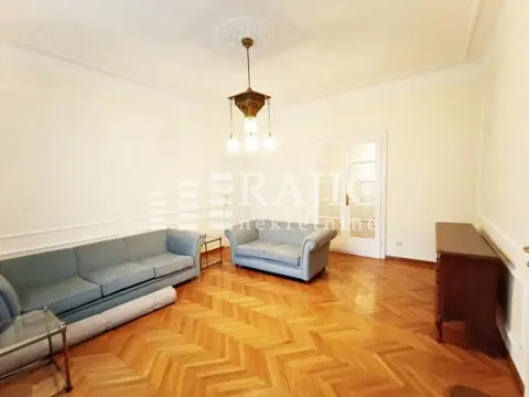 Spacious living room with sofa set and parquet flooring. - image 11
