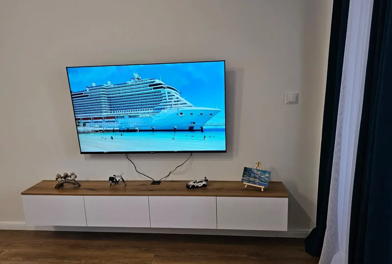 Izdavanje, dvosoban stan, 58m², Bijela, Herceg Novi