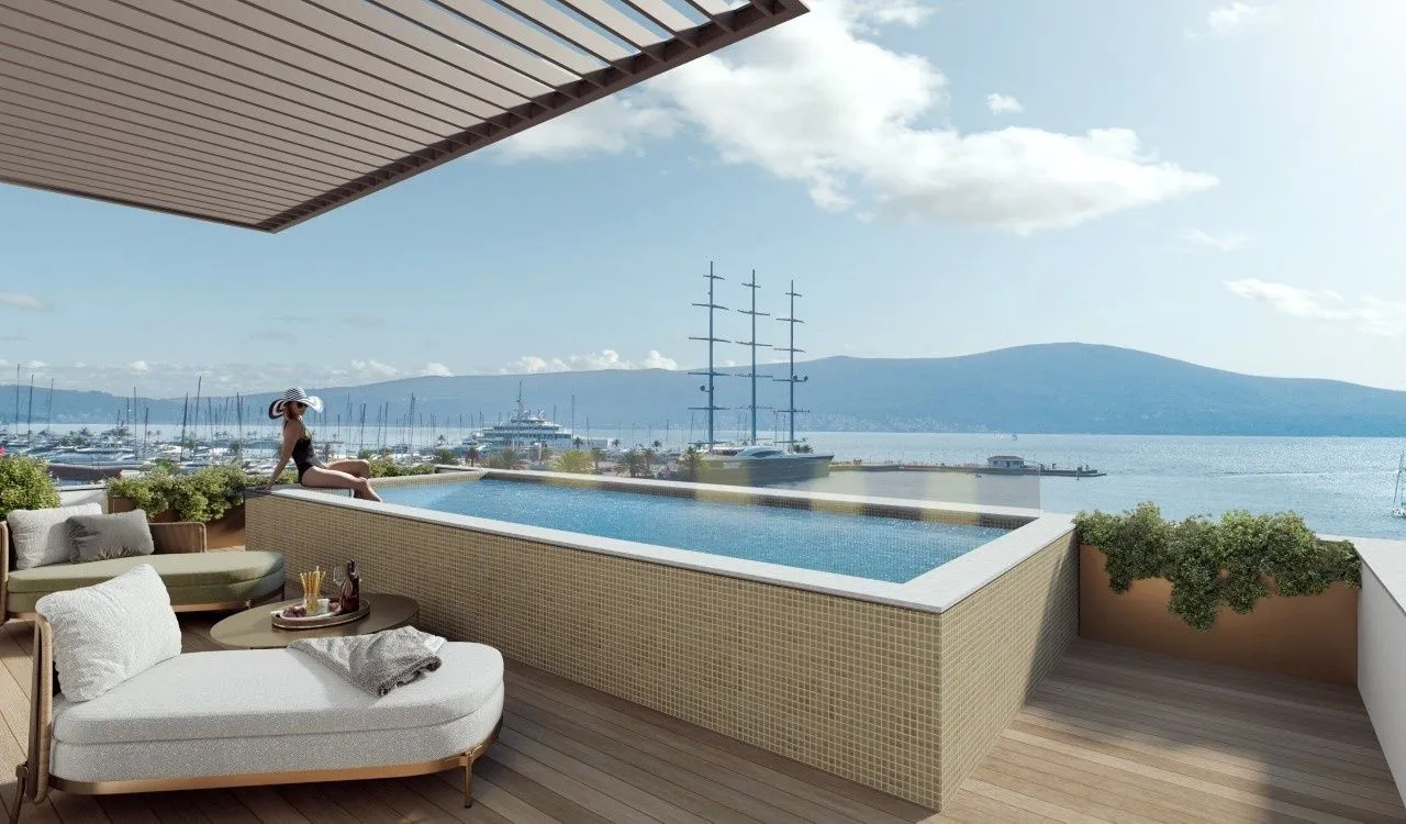 Sale, one bedroom apartment, 47m², Centar, Tivat
