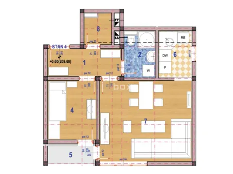 Sale, one bedroom apartment, 42m², Donja Vrežina, Niš - image 2