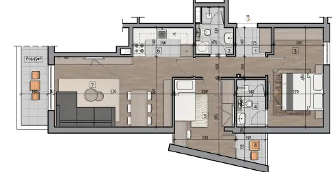 Prodaja, trosoban stan, 66m², Medijana, Niš