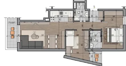 Prodaja, trosoban stan, 66m², Medijana, Niš - image 2