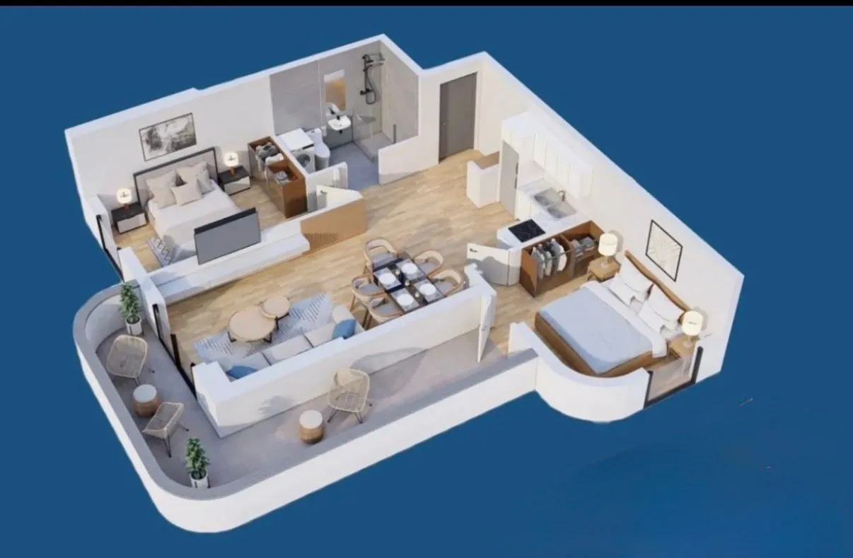 Sale, three bedroom apartment, 65m², Centar, Bar