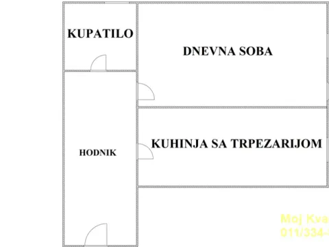 Sale, one bedroom apartment, 43m², Karaburma, Palilula Sve Podlokacije - image 6