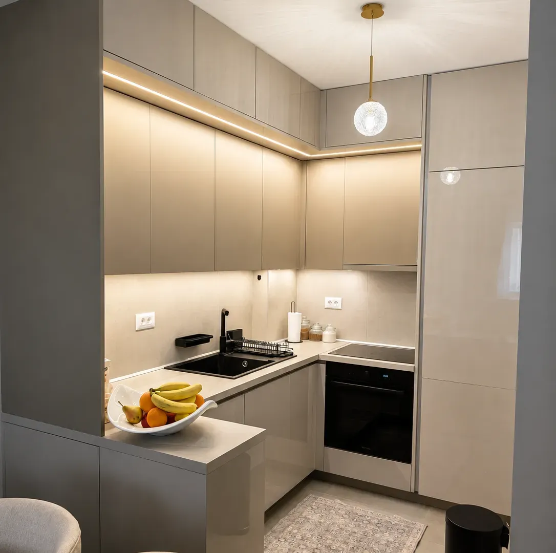 Prodaja, jednosoban stan, 46m², Stari Aerodrom, Podgorica
