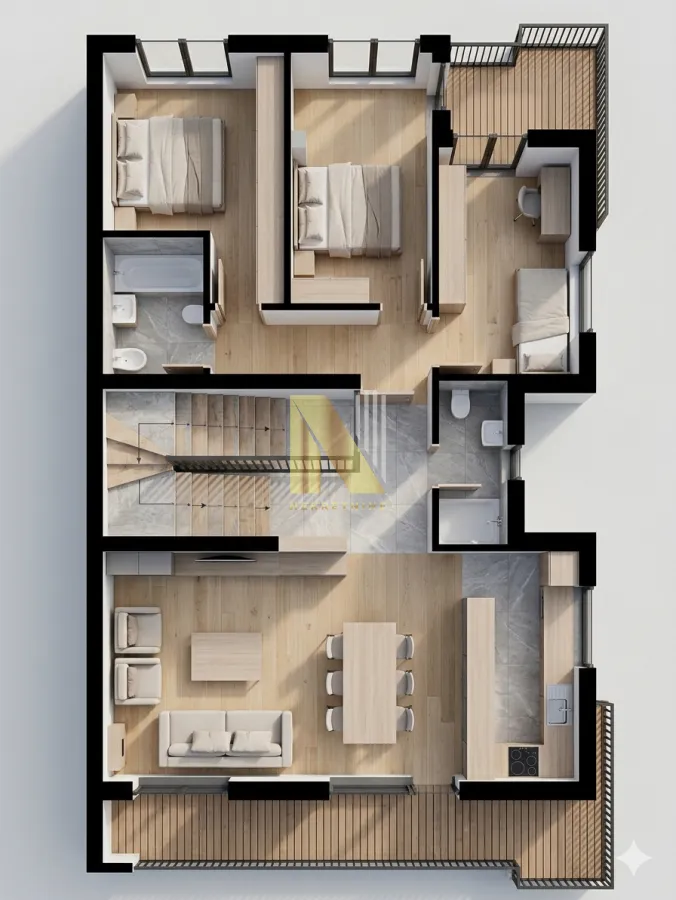 Prodaja, četvorosoban stan, 98m², Telep, Novi Sad Sve Podlokacije