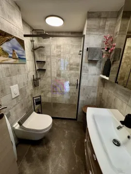 Moderne kupatilo sa tuš kabinom, umivaonikom i wc šoljom. - image 15