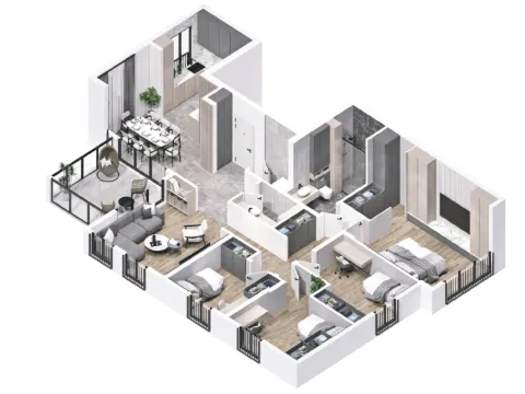 Prodaja, stan, 135m², Bulevar patrijarha Pavla, Novi Sad Sve Podlokacije - image 23