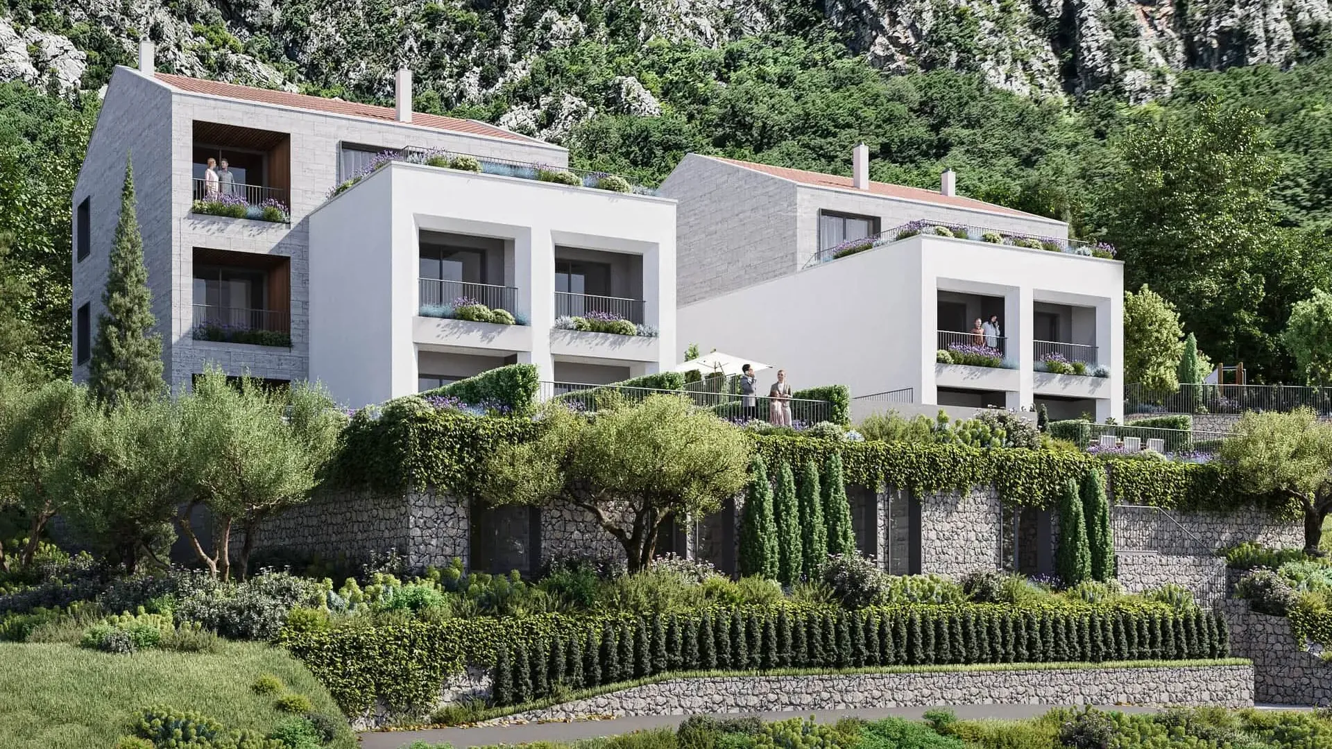 Prodaja, dvosoban stan, 55m², Orahovac, Kotor
