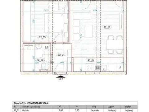 Prodaja, jednosoban stan, 51m², Momišići, Podgorica - image 5