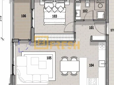 Prodaja, jednosoban stan, 47m², Donja Gorica, Podgorica - image 5
