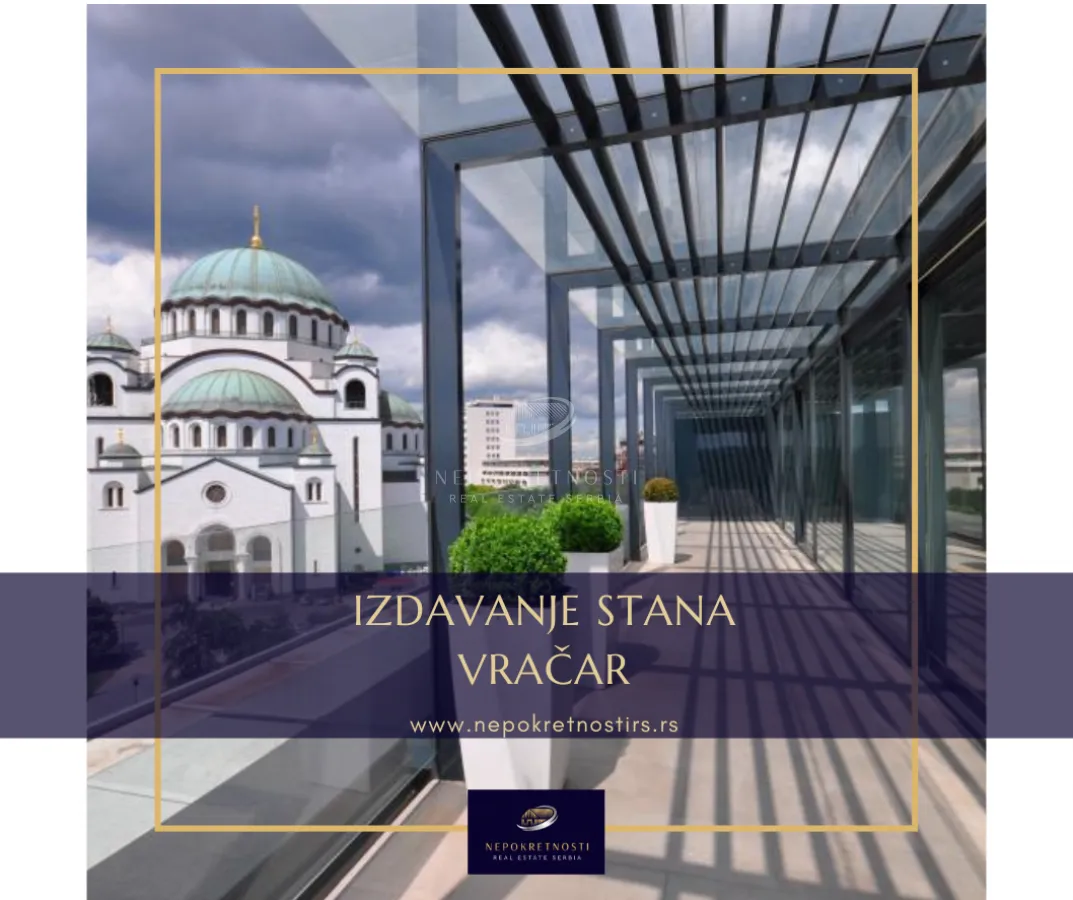 Izdavanje, trosoban stan, 70m², Vračar Hram, Vračar Sve Podlokacije