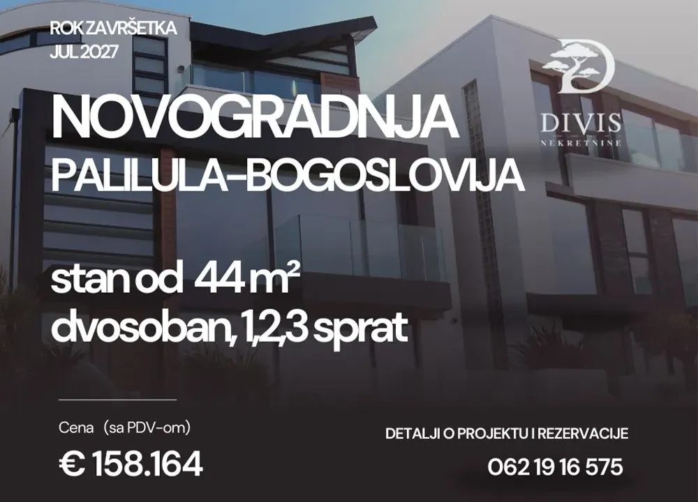 Prodaja, dvosoban stan, 44m², Karaburma, Palilula Sve Podlokacije