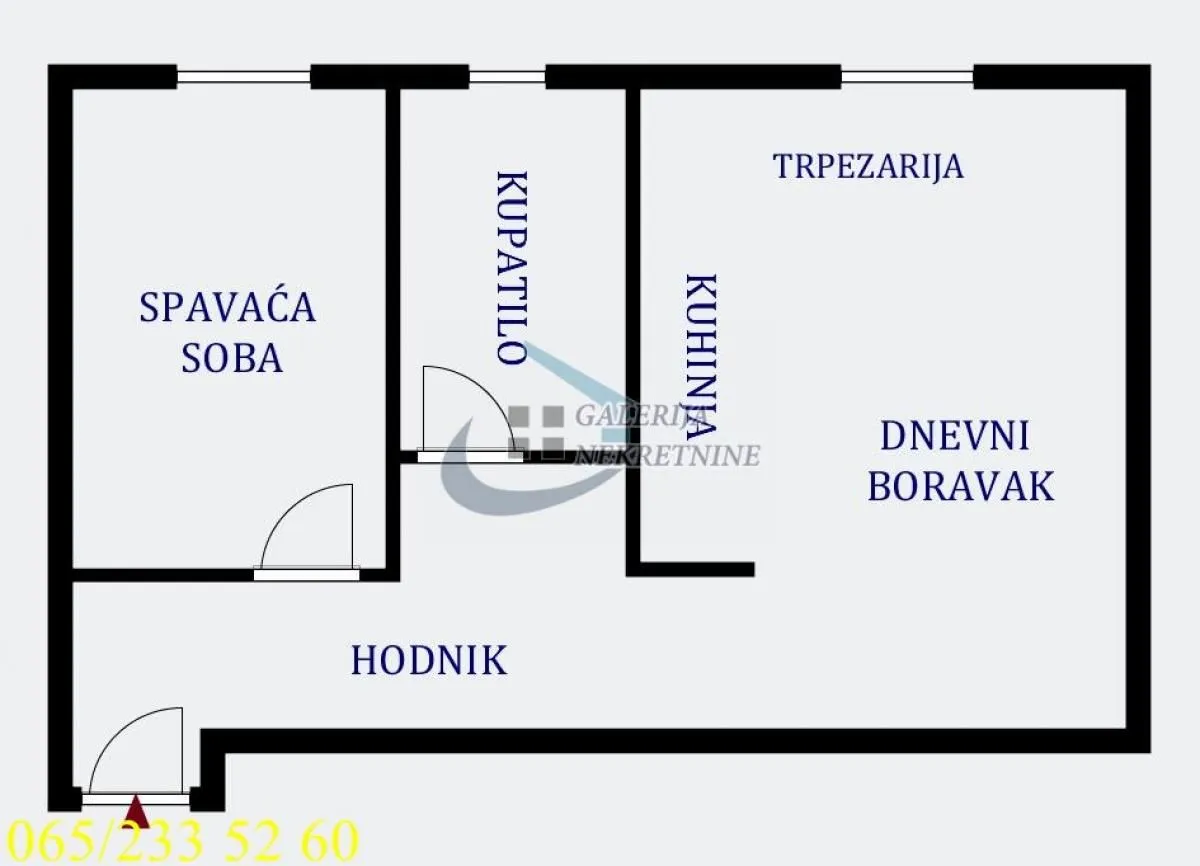 Prodaja, jednosoban stan, 31m², Kanarevo Brdo, Beograd