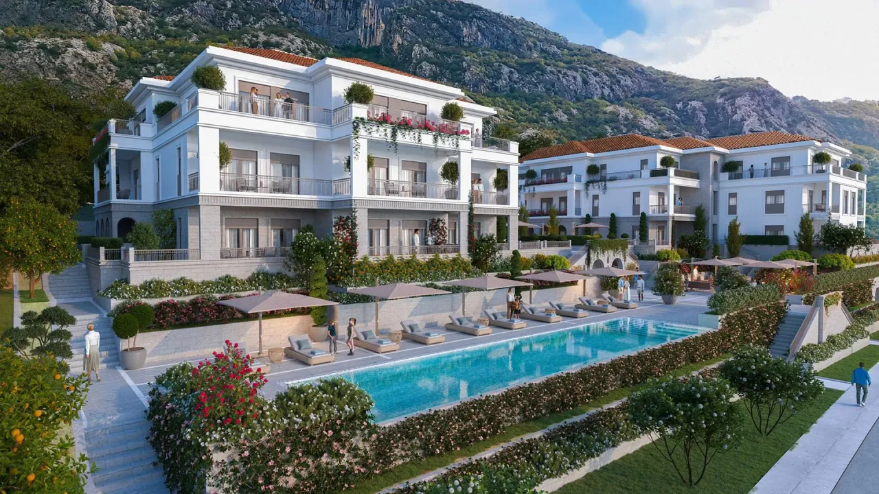 Sale, two bedroom apartment, 74m², Dobrota, Kotor
