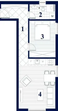 Sale, one bedroom apartment, 55m², Prčanj, Kotor - image 11