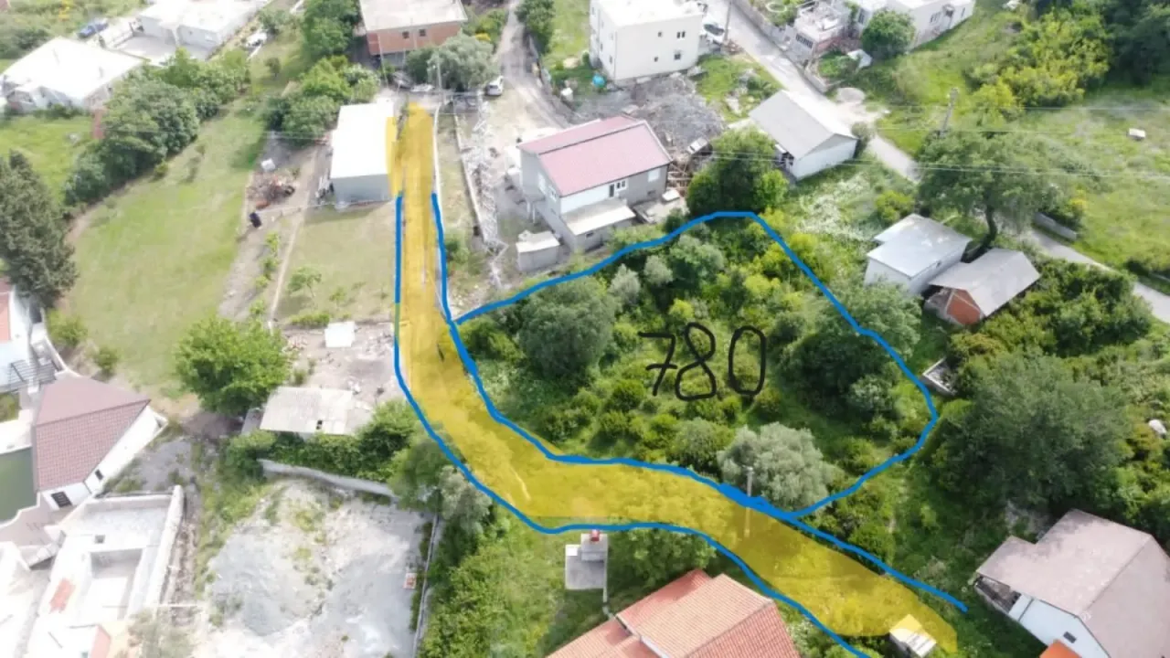 Sale, land lot, 790m², Šušanj, Bar