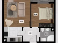 Prodaja, jednosoban stan, 47m², Ilino, Bar - image 2