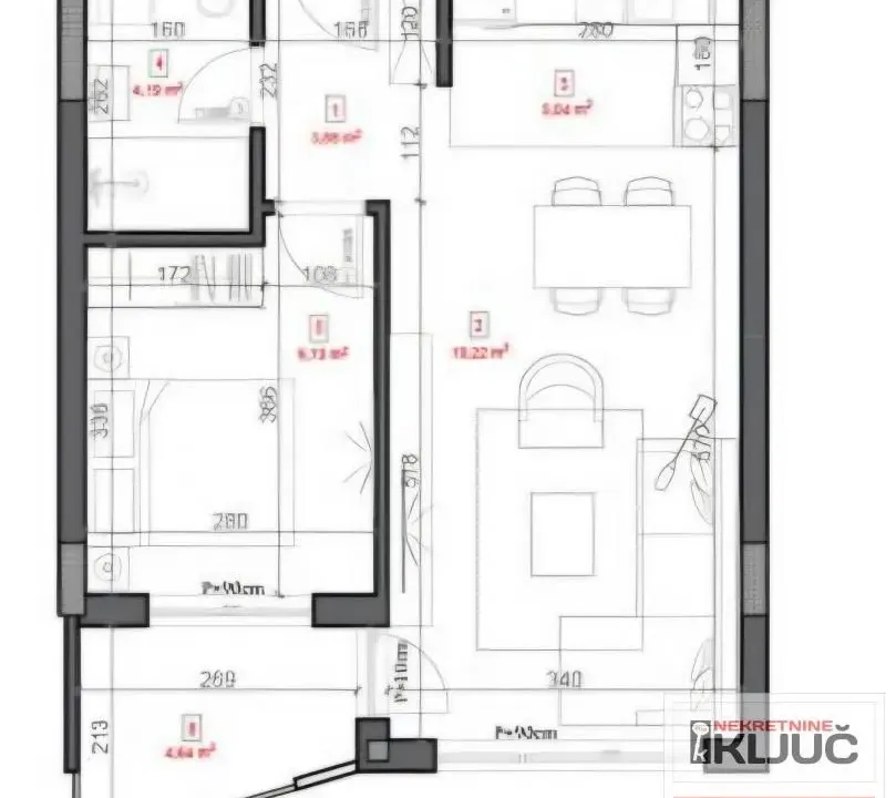 Prodaja, dvosoban stan, 45m², Sremska Kamenica, Petrovaradin