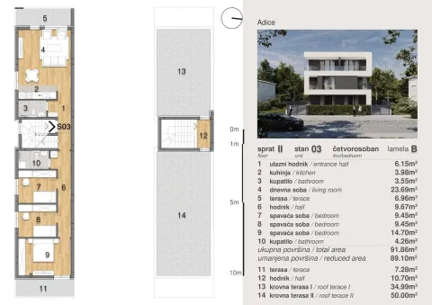 Prodaja, jednosoban stan, 89m², Adice, Novi Sad Sve Podlokacije - image 6
