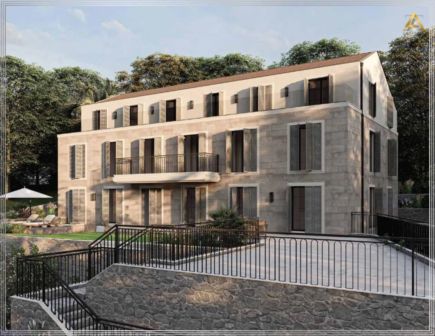 Prodaja, dvosoban stan, 38m², Prčanj, Kotor
