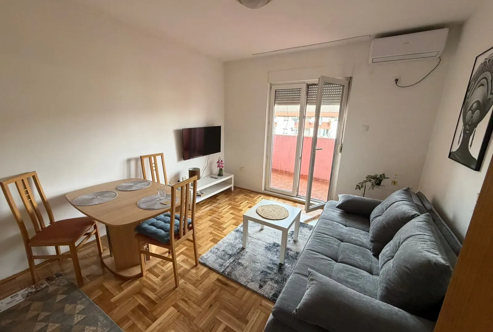 Rent, one bedroom apartment, 28m², Zabjelo, Podgorica