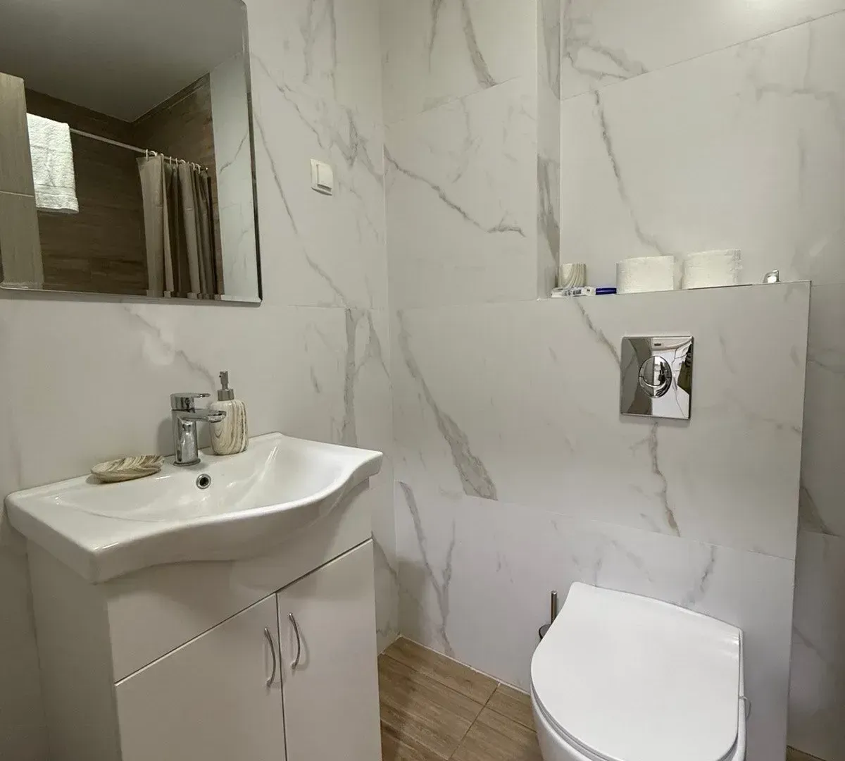 Rent, one bedroom apartment, 45m², Pobrežje, Podgorica