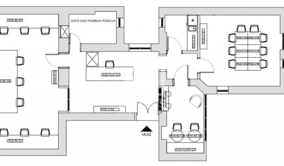 Rent, office space, 120m², Stari Grad, Beograd