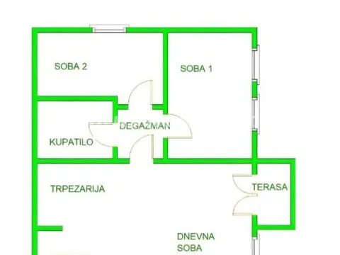 Sale, three bedroom apartment, 63m², Nova Detelinara, Novi Sad Sve Podlokacije - image 17