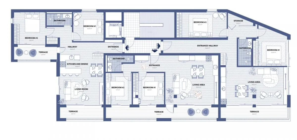 Sale, two bedroom apartment, 76m², Pržno, Budva